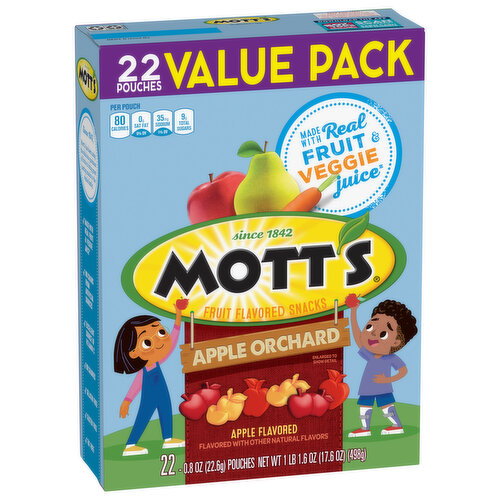 Mott's Apple Orchard Fruit Flavored Snacks Value Pack