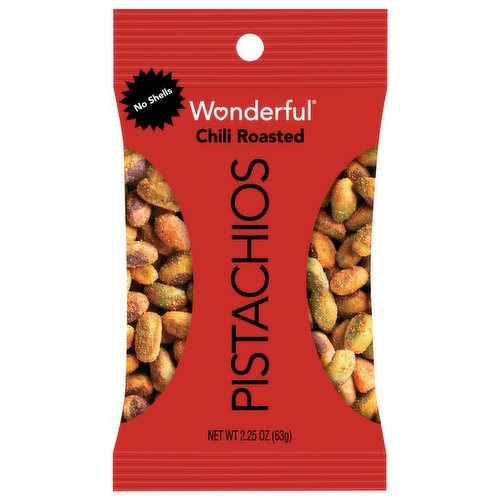 Wonderful Pistachios Pistachios, Chili Roasted, No Shells