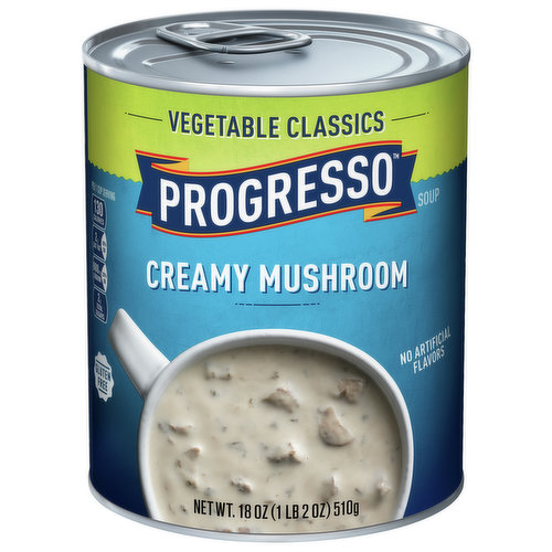 Progresso Soup, Creamy Mushroom, Vegetable Classics