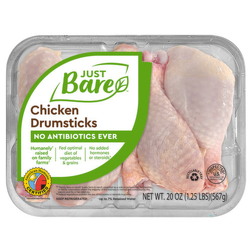 Just Bare Chicken Drumsticks