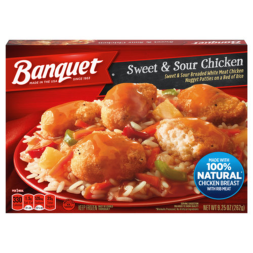 Banquet Classic Sweet and Sour Chicken, Frozen Meal