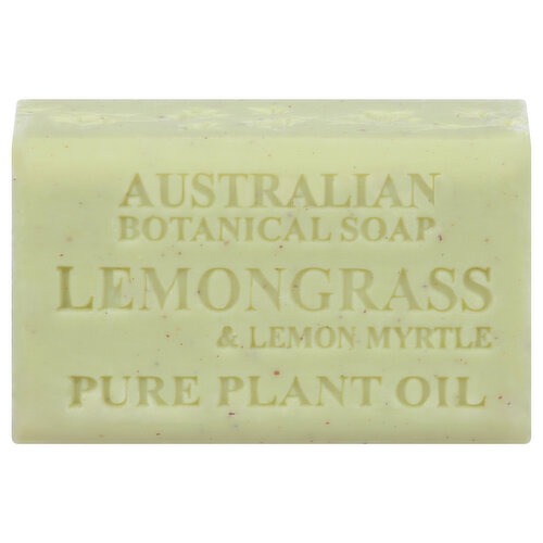 Australian Botanical Soap Soap, Lemongrass with Lemon Myrtle