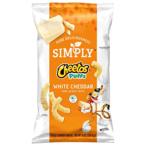 Cheetos Simply Snacks, White Cheddar