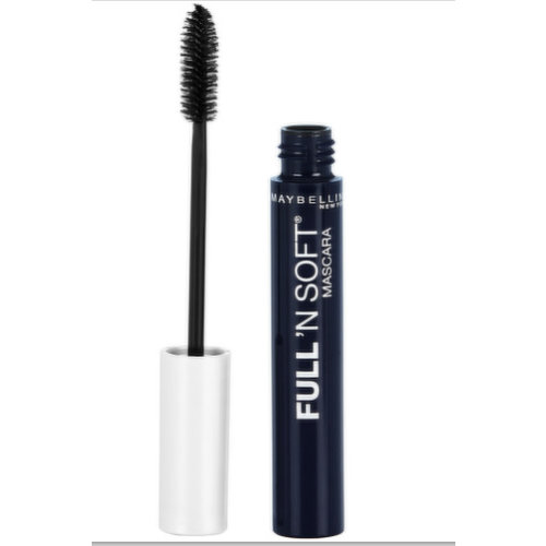 maybelline Full 'n Soft Mascara, Waterproof, Very Black 301