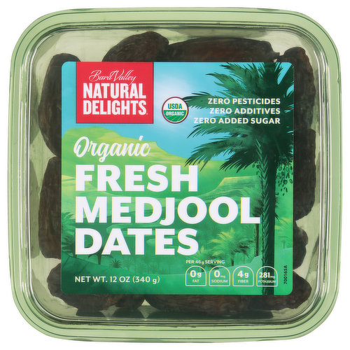 Bard Valley Natural Delights Medjool Dates, Organic, Fresh