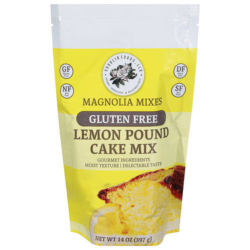 Magnolia Mixes Pound Cake Mix, Lemon, Gluten free