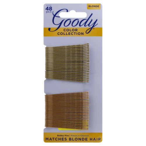 Goody Color Collection Bobby Pins, Blonde