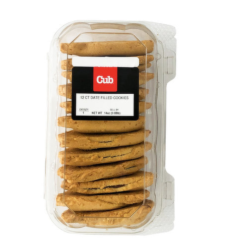 Cub Bakery Date Filled Cookies,
12 Count