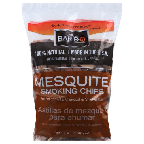 MR BAR B Q Smoking Chips, Mesquite