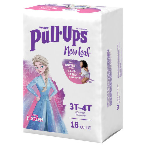 Pull-Ups New Leaf Boys' Potty Training Pants, 3T-4T (32-40 lbs
