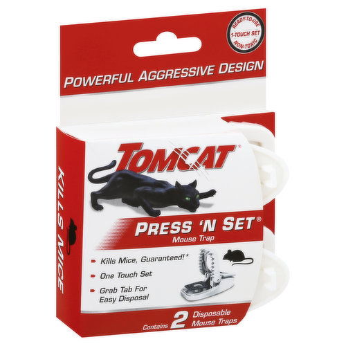 How To Get Rid of Mice With Tomcat Press N Set Mouse Trap 