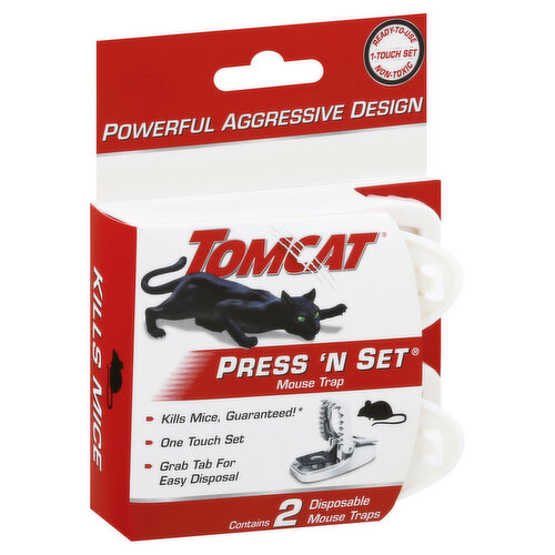 Tomcat Mouse Traps - 2 traps