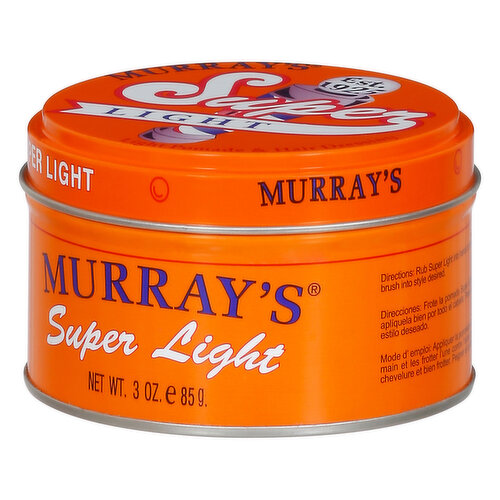 Murrays Pomade - Murrays Super Light Pomade - 3oz