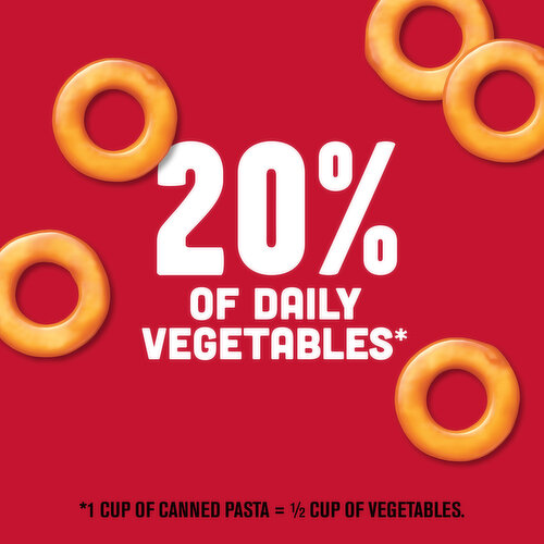 Campbell's® SpaghettiOs® Canned Pasta with Chicken Meatballs