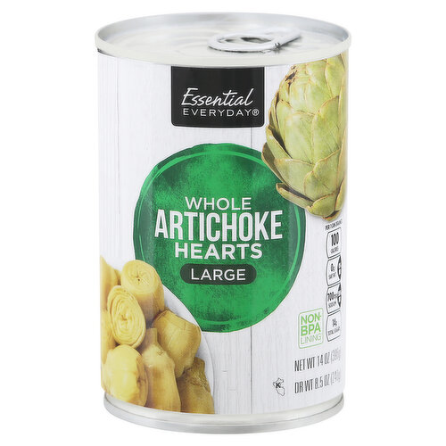 Essential Everyday Artichoke Hearts, Whole, Large