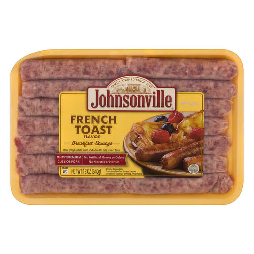 Johnsonville Johnsonville Breakfast Sausage  French Toast
