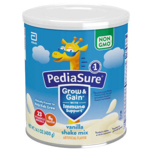 PediaSure Grow & Grain Shake Mix, Vanilla