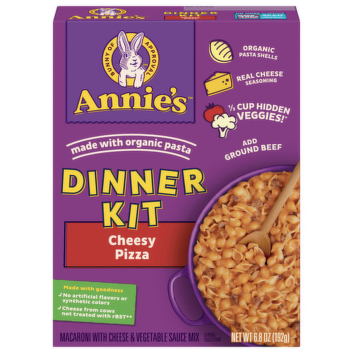 Annie's Dinner Kit, Cheesy Pizza