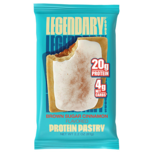 Legendary Foods Protein Pastry, Brown Sugar Cinnamon Flavored