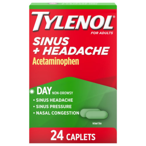 Tylenol Sinus + Headache, Caplets