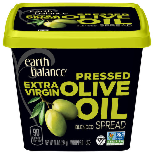 Earth Balance Blended Spread, Olive Oil, Extra Virgin, Pressed