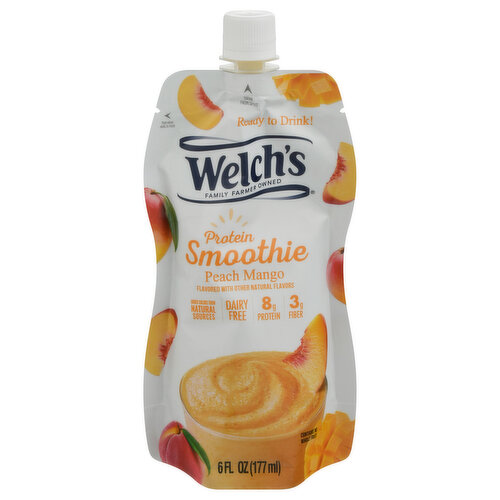 Welch's Protein Smoothie, Peach Mango