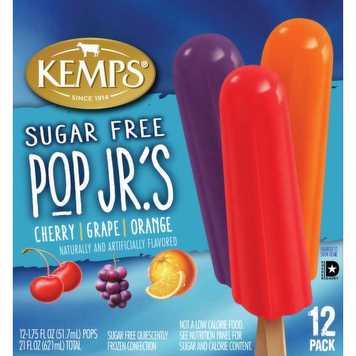 Kemps Pop Jr.'s No Sugar Added Pops