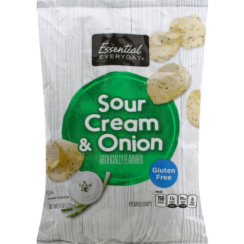 Artificially flavored. Per 1 oz: 150 calories; 1.5 g sat fat (8% DV); 170 mg sodium (7% DV); 2 g total sugars. Gluten free. Great products at a price you’ll love - that's Essential Everyday. Our goal is to provide the products your family wants, at a substantial savings versus comparable brands. We're so confident that you'll love Essential Everyday, we stand behind our products with a 100% satisfaction guarantee. 100% Quality Guarantee. Like it or let us make it right. That’s our quality promise. essentialeveryday.com.
