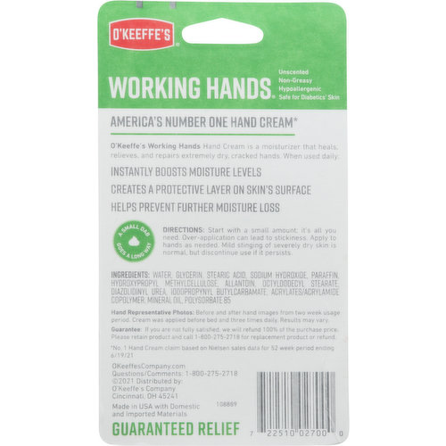 O'Keeffe's Working Hands Pain Relief