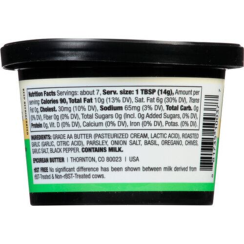 Epicurean Butter Butter, Roasted Garlic Herb