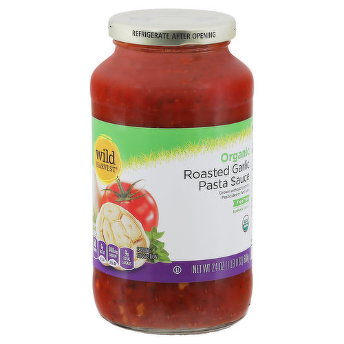 Pasta Sauce, Organic, Roasted Garlic