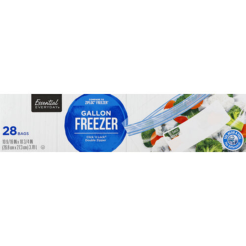 Ziploc Freezer Bags Gallon, 14 Count