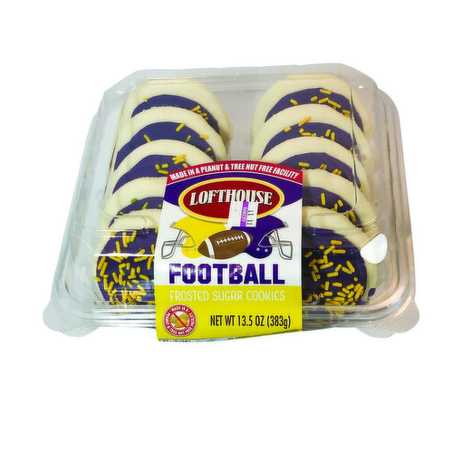 Lofthouse Purple and Gold Cookies