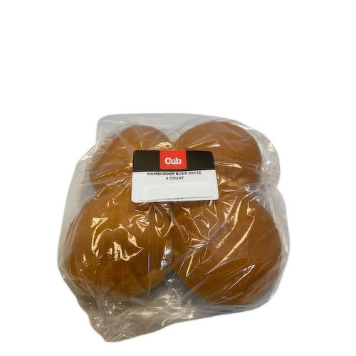 Cub Bakery Hamburger Buns White
4 Count