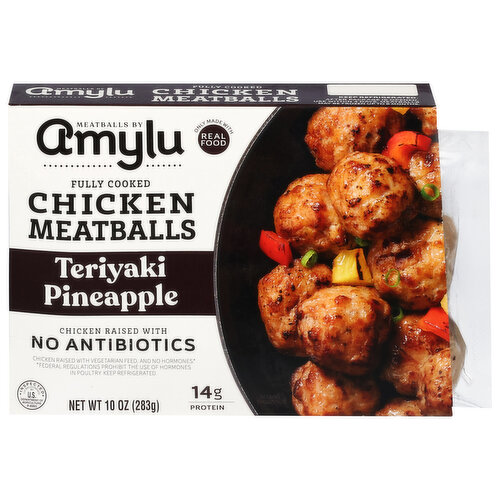 Amylu Chicken Meatballs, Teriyaki Pineaaple