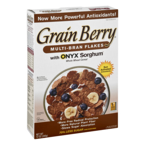 Grain Berry Cereal, Multi-Bran Flakes with Onyx Sorghum