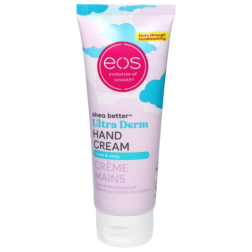 EOS Shea Better Hand Cream, Ultra Derm, Fresh & Cozy