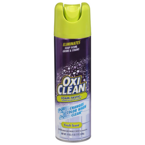 OxiClean Foam-Tastic Foaming Bathroom Cleaner, Fresh Scent