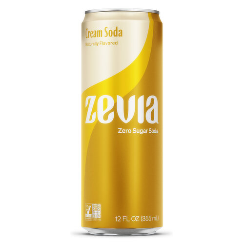 Zevia Cream Soda, Zero Calorie