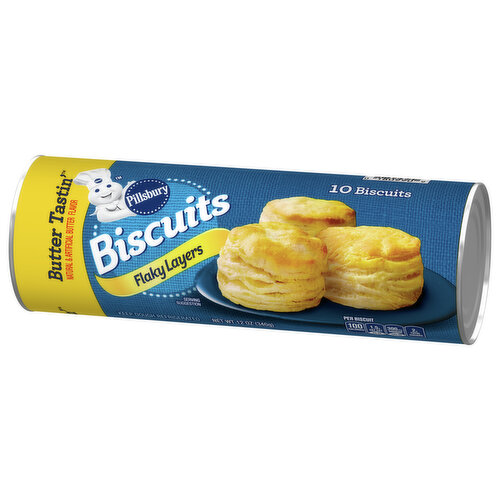 Pillsbury Flaky Layers Butter Tastin' Biscuits