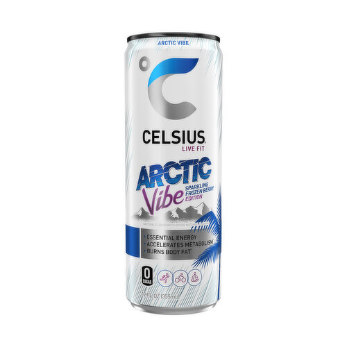 CELSIUS Sparkling Arctic Vibe, Essential Energy Drink