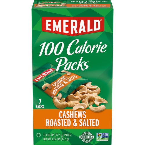 Emerald® 100 Calorie Packs Cashews Roasted & Salted