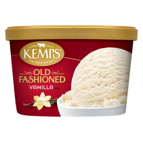 Kemps Old Fashioned Ice Cream, Vanilla Flavored