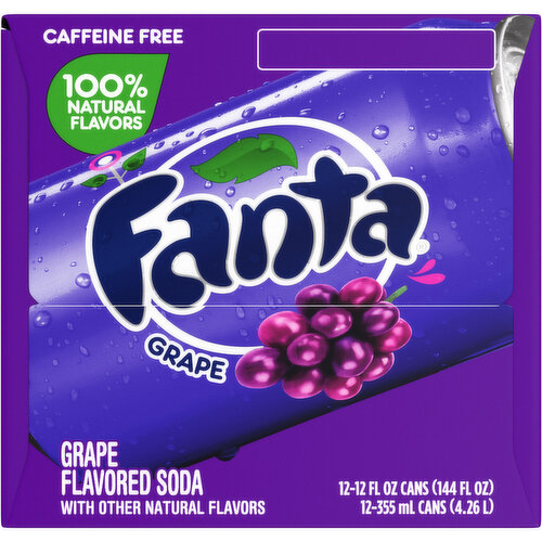 Fanta Grape 12fl.oz 355ml USA Soda 12 Cans - American Candy N