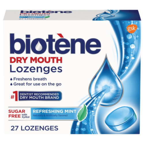 Biotene Refreshing Mint Dry Mouth L ozenges