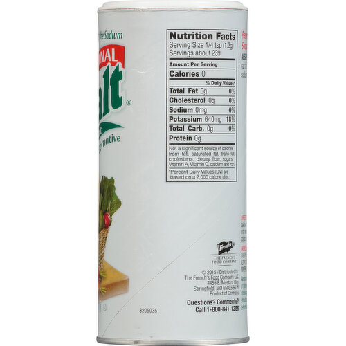 NoSalt Original Sodium-Free Salt Alternative, 11 Oz