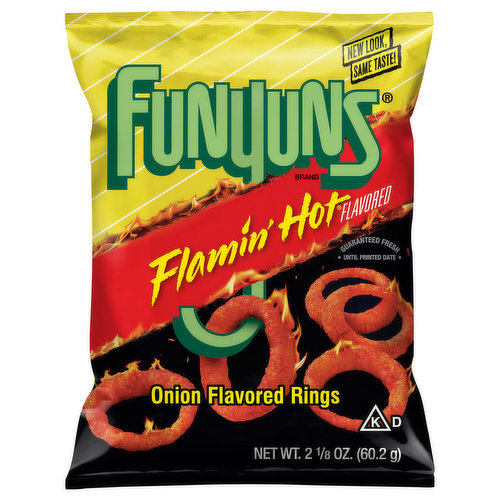 Funyuns Onion Flavored Rings, Flamin' Hot Flavored