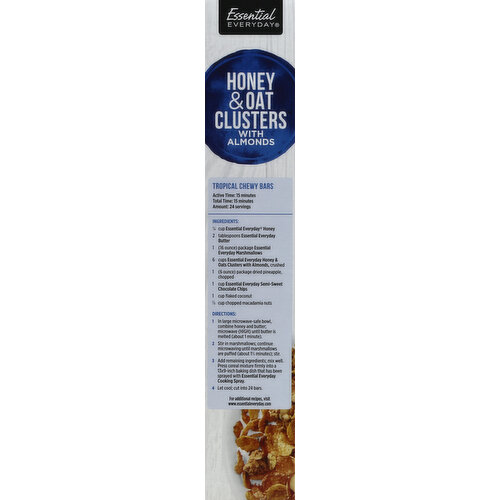 ESSENTIAL EVERYDAY HONEY OAT CLUSTER ALMOND CEREAL / 14.5 OZ