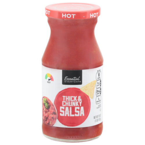 Essential Everyday Salsa, Thick & Chunky, Hot