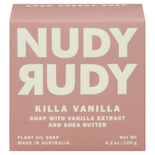 Nudy Rudy Plant Oil Soap, Killa Vanilla